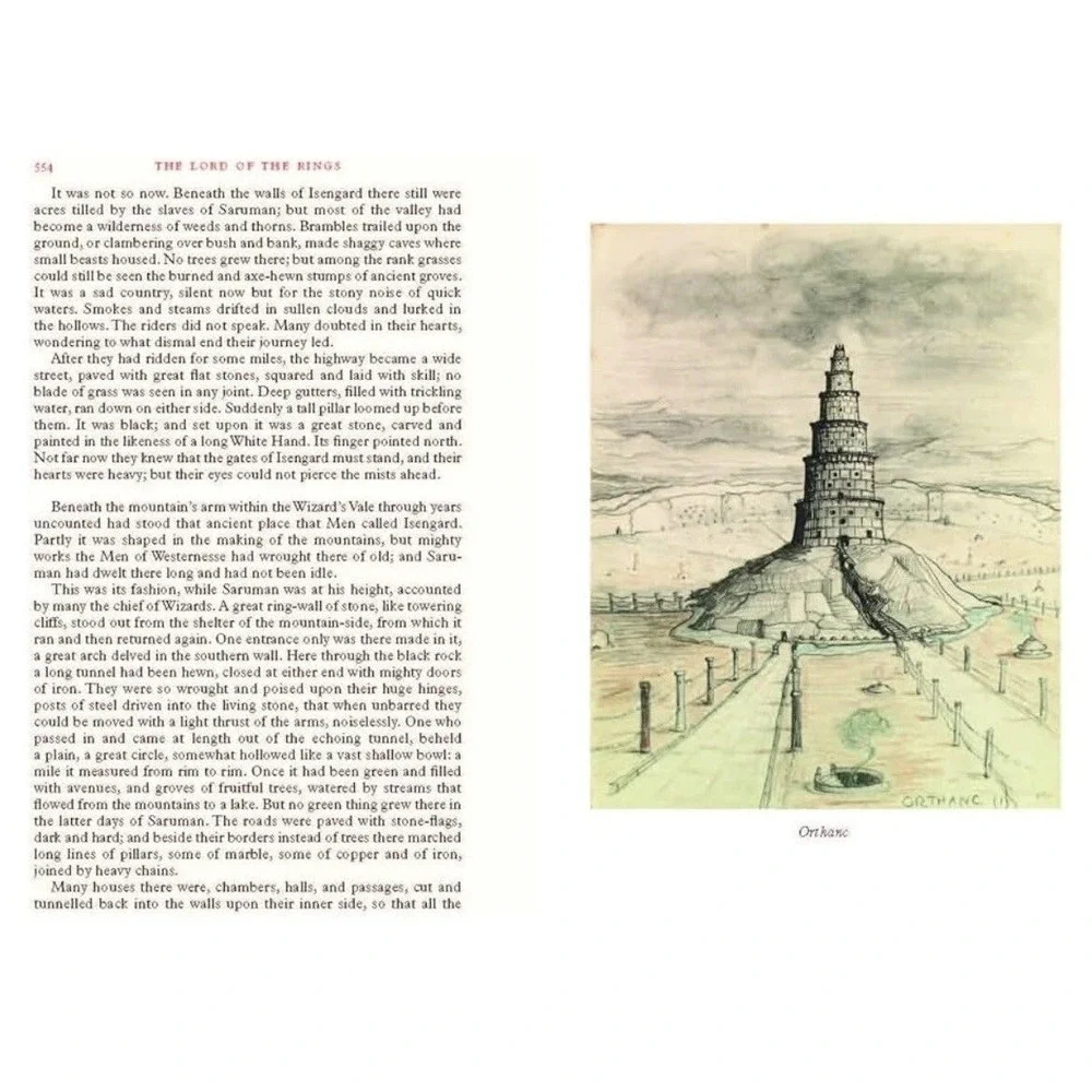 Lord of The Rings JRR Tolkien Deluxe‎ Illustrated Special Edition with Slipcase